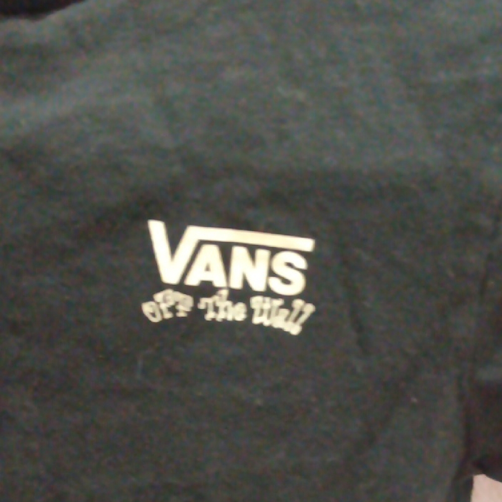 Vans Black Tee with White Graphic - Picture 5 of 5